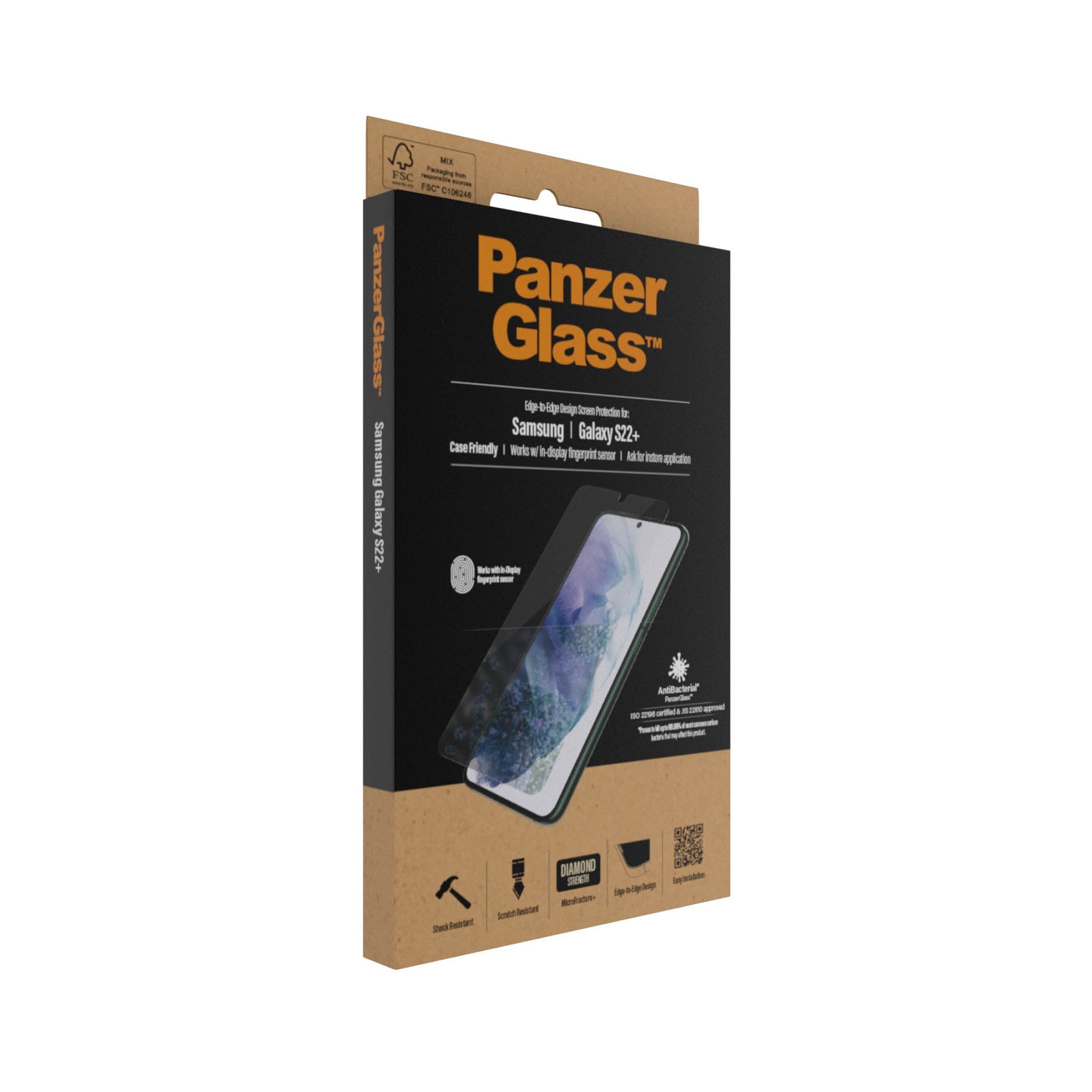 PanzerGlass® UltraForce1 Samsung Galaxy S22+ | Screen Protector